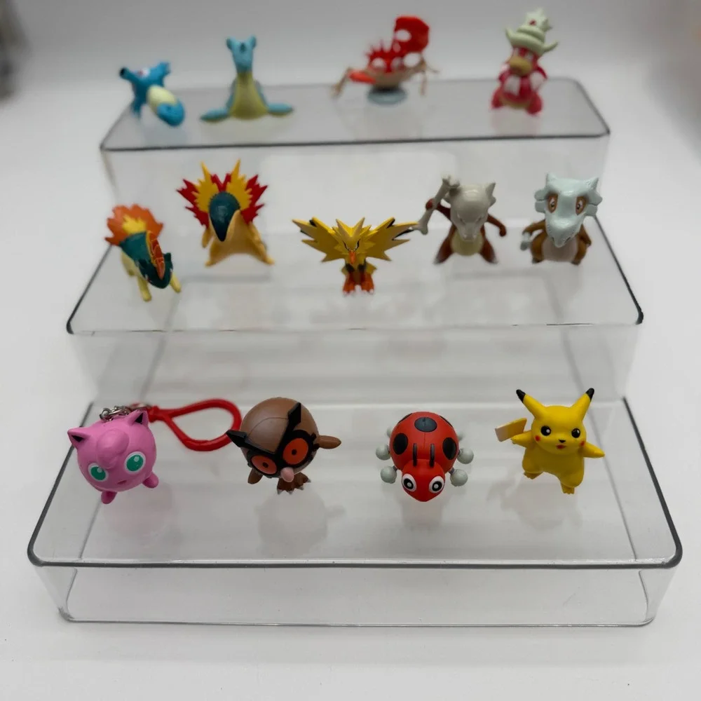 Vintage Pokemon Mini Figure Lot Pikachu Zapdos Typhlosion Tomy Nintendo 13pc